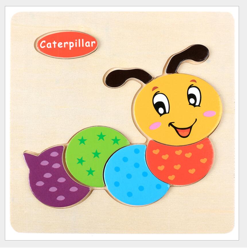 3D Wooden Puzzle For Children