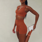 Seamless Two-Piece Gym Set for Women