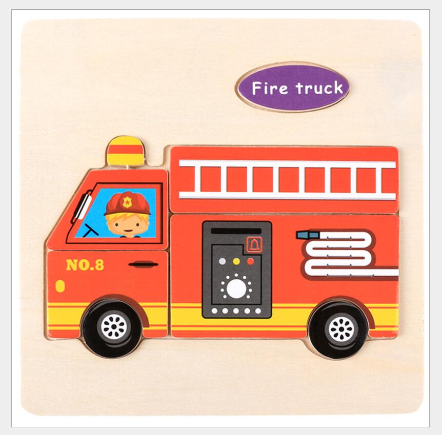 3D Wooden Puzzle For Children