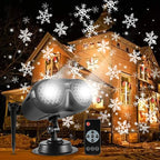 Rotating Christmas Snowfall Projector Light