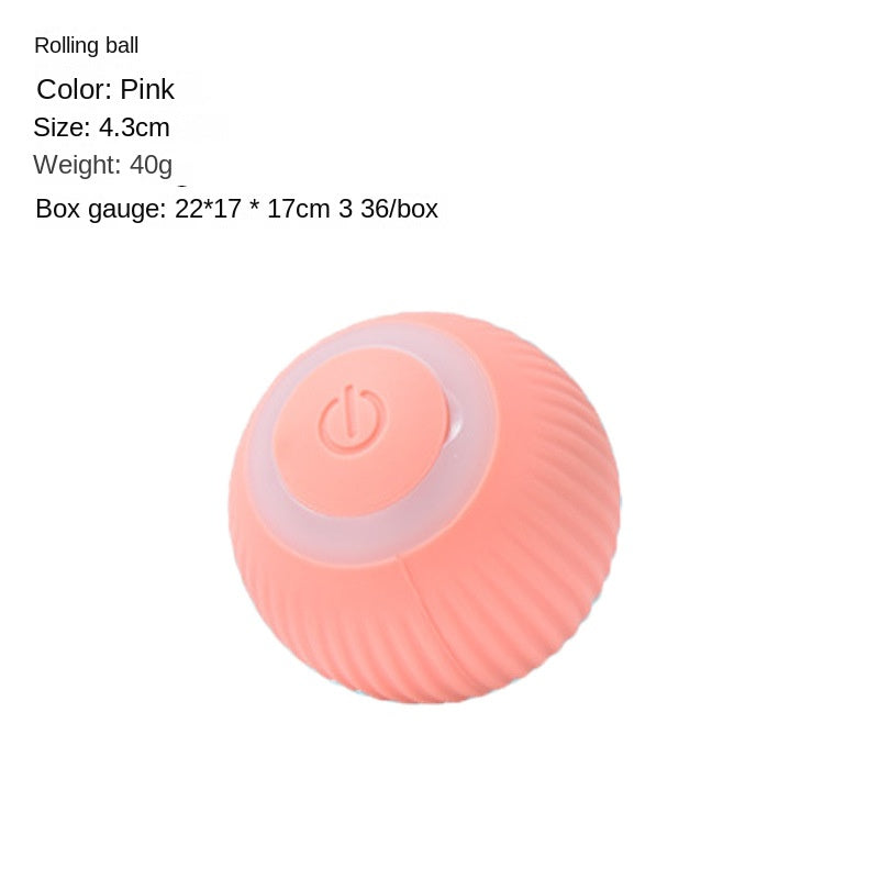 Interactive Rolling Ball Cat Toy