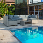 7-Piece Outdoor Patio Furniture Conversation Set