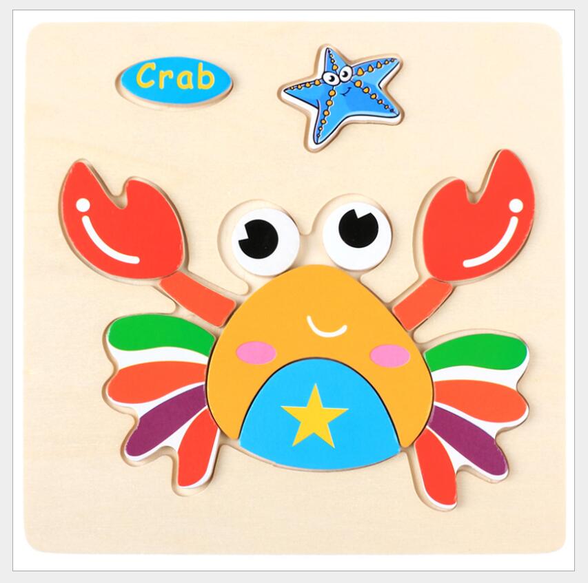 3D Wooden Puzzle For Children