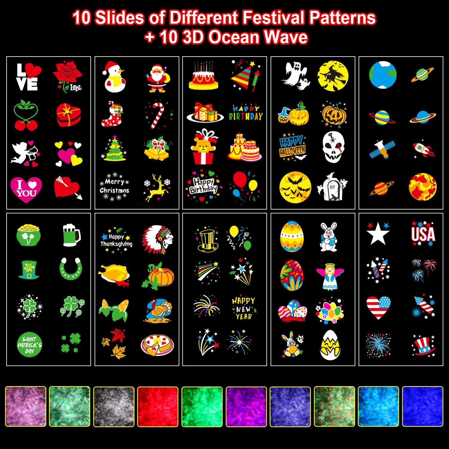 LED Christmas Projection Lights