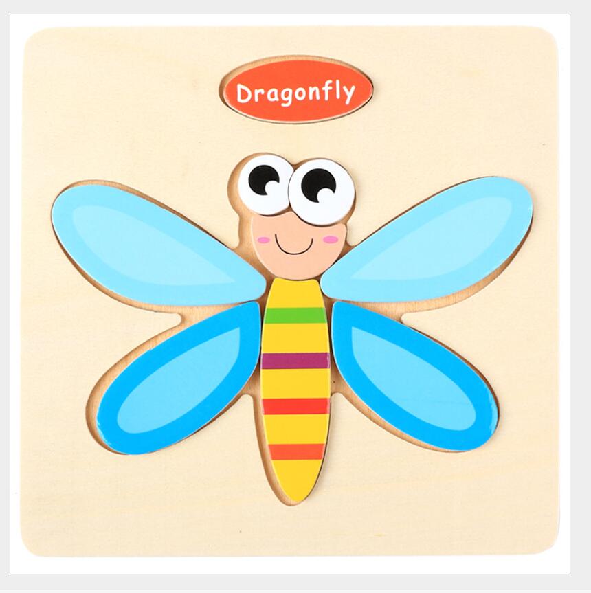 3D Wooden Puzzle For Children