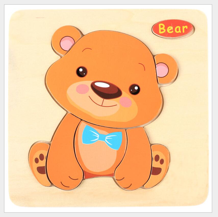 3D Wooden Puzzle For Children