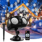 Rotating Christmas Snowfall Projector Light