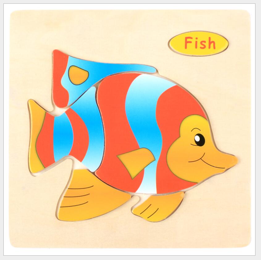 3D Wooden Puzzle For Children