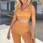 Seamless Two-Piece Gym Set for Women