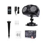 Rotating Christmas Snowfall Projector Light