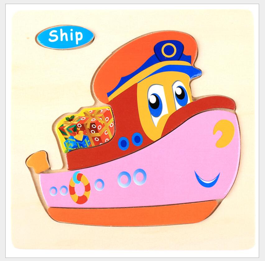 3D Wooden Puzzle For Children