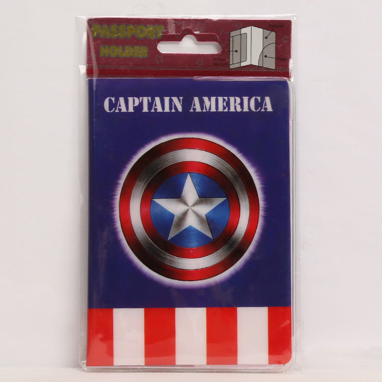 Travel Passport Cover Marvel Cartoon